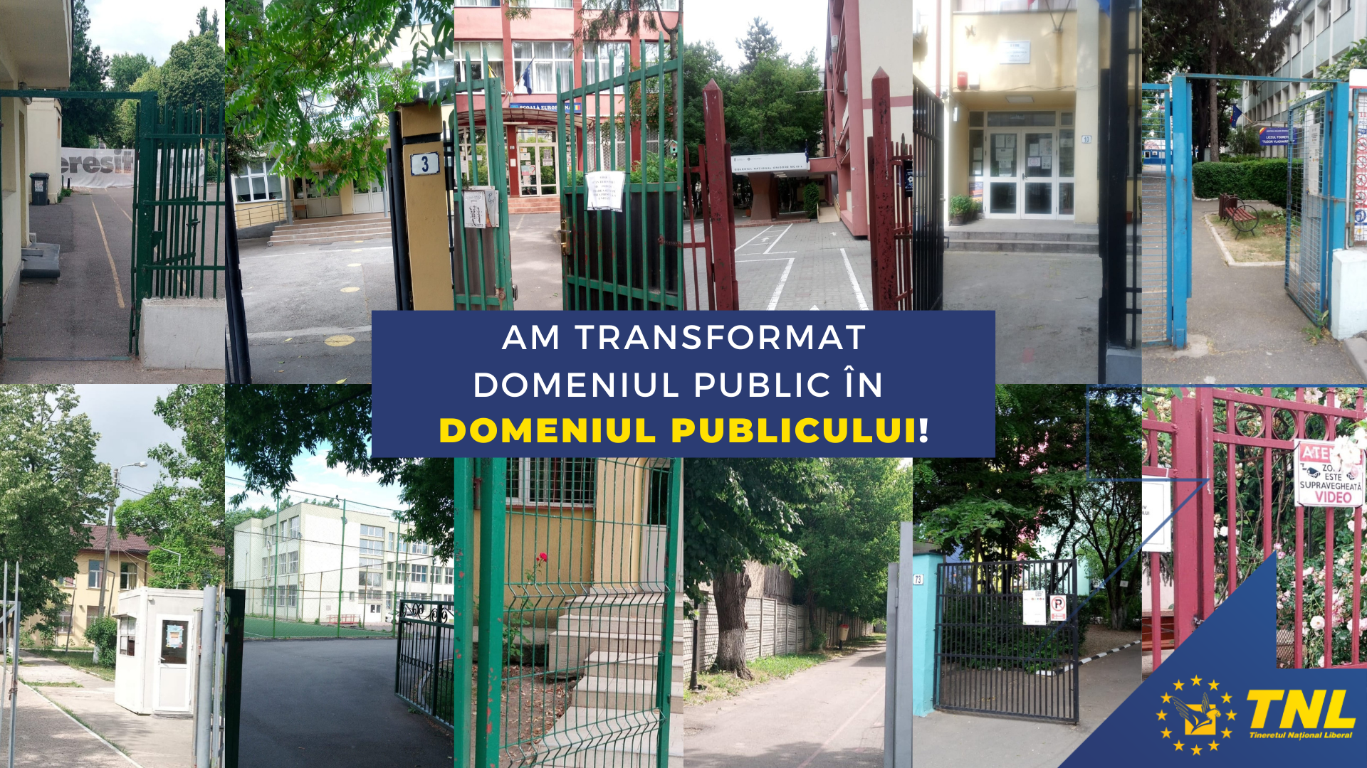 Domeniul Publicului – Școli – Iunie 2023